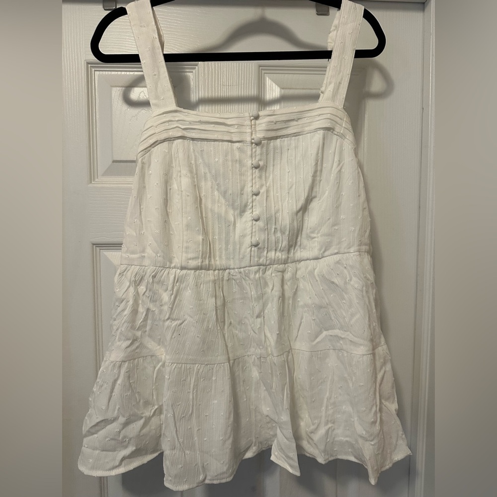 Torrid Cloud Dancer Sleeveless Top
